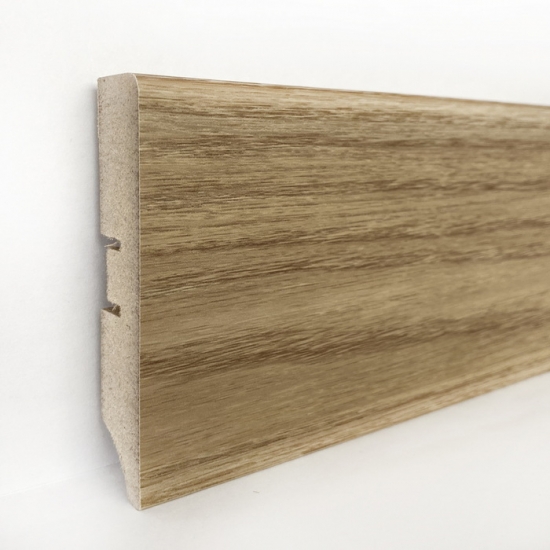 Плинтус напольный из МДФ Grace Premium 80А Дуб рустик 161 - 2,4м